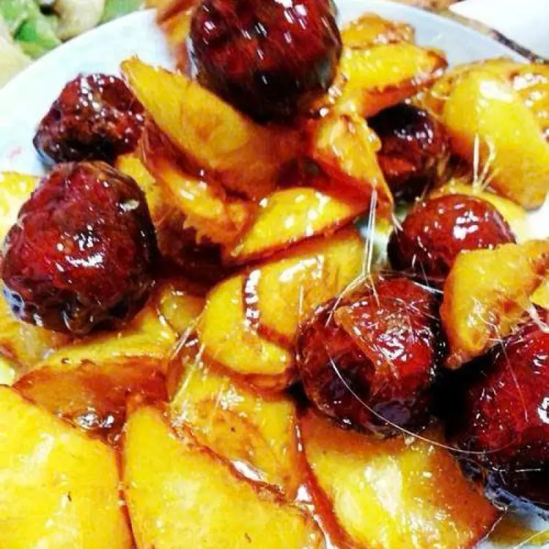 Khoai Lang Kéo Lụa