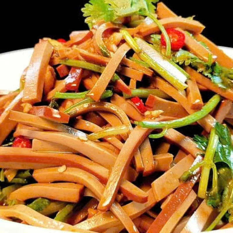 Đậu Hủ Sợi Xào Tiêu
