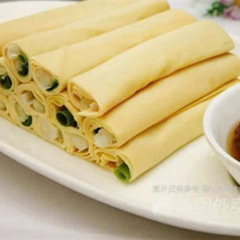 Đậu Hũ Khô Cuộn Hành